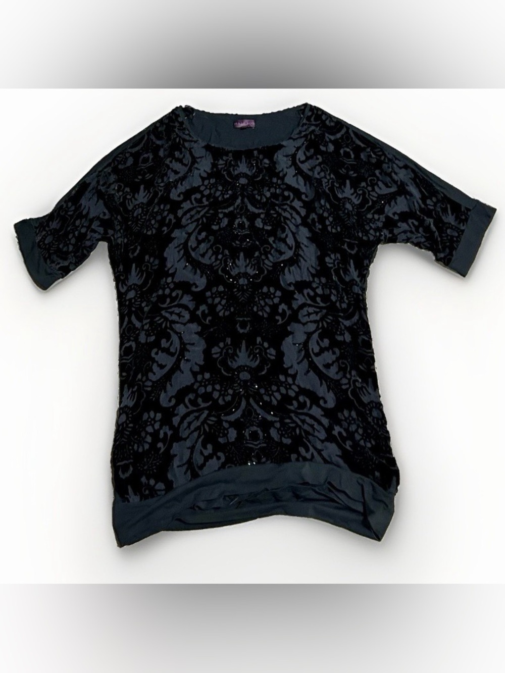 Hale Bob Velvet Burnout Dress Size M